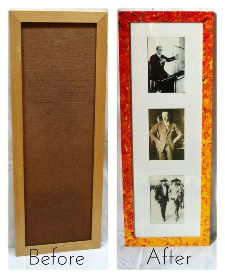 picture frame_before and after Anja Löbert Interior Design