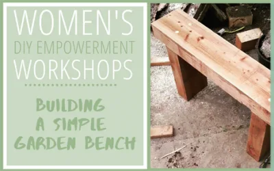 Building a simple garden bench