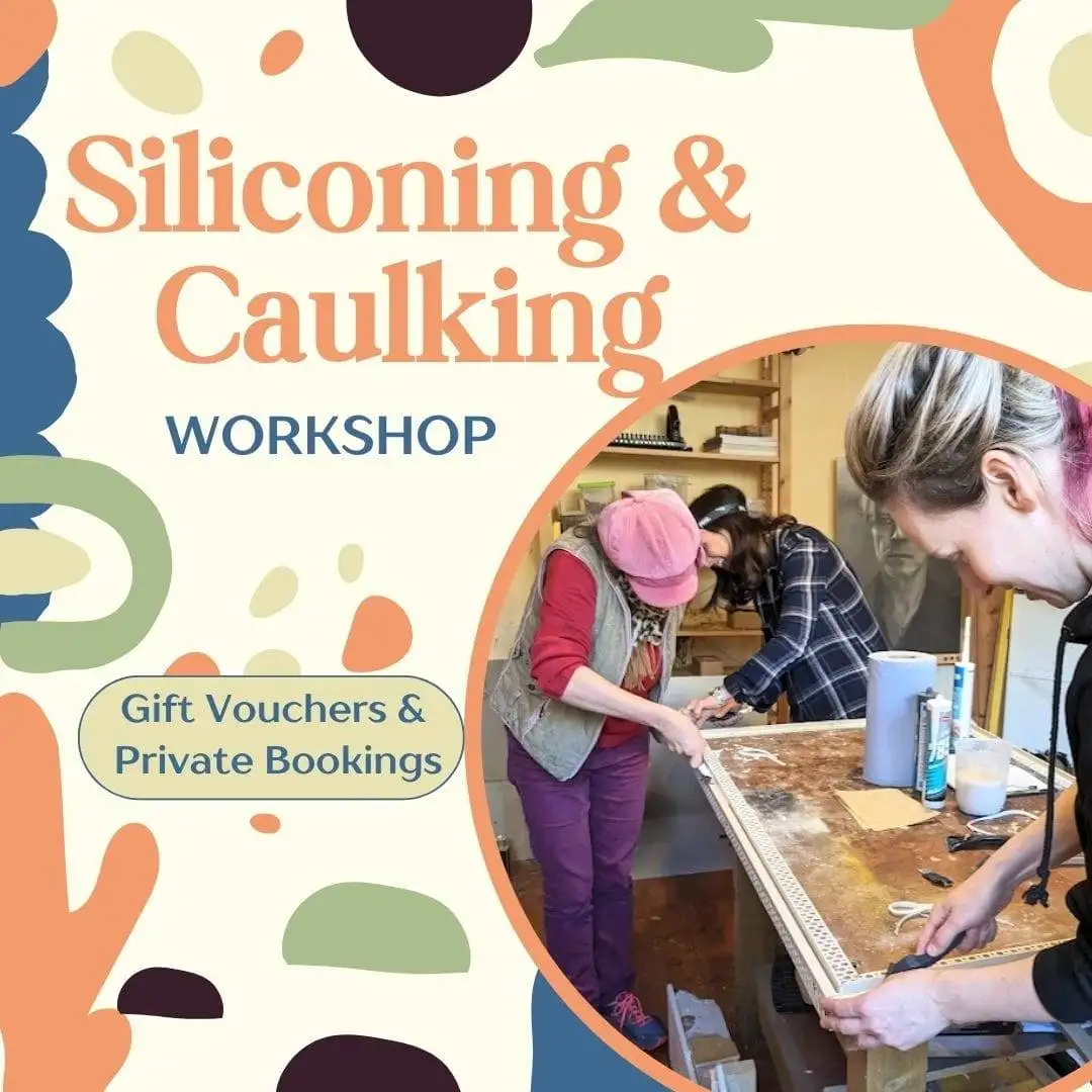Siliconing and caulking DIY women class Manchester