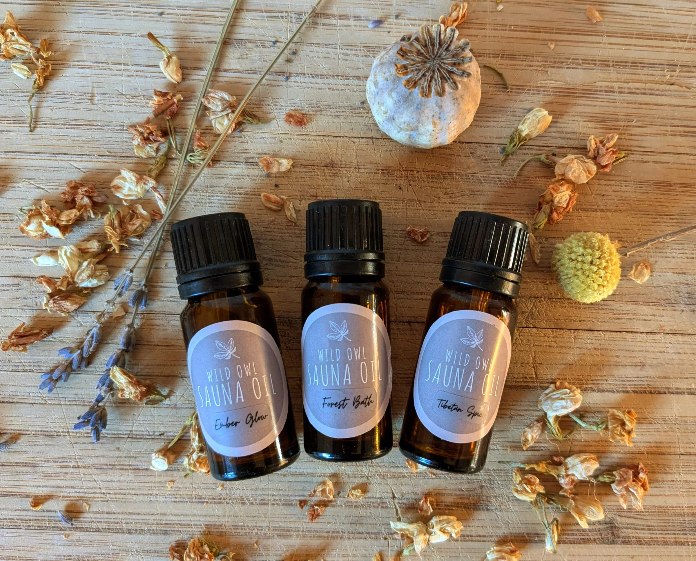 sauna oil discovery set